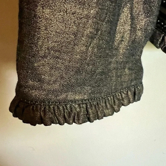 Chico”s Golden‎ Trinket Royalty Beaded Jacket Size Medium - Picture 5 of 11